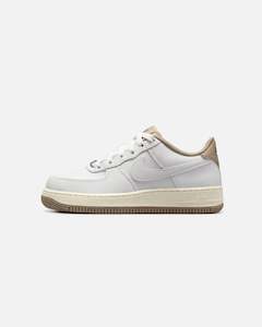 Nike Kids' Air Force 1 LV8 (GS) Summit White/Summit White-Khaki