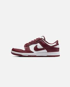 Clothing: Nike Dunk Low Retro White/Redwood-Gym Red