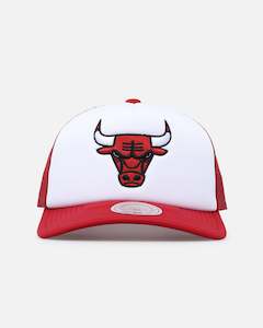 Clothing: Mitchell & Ness Chicago Bulls Team Foam Trucker Snapback Red/White