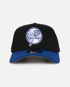 New Era New York Yankees 'Retro Royal' 9FORTY A-Frame Snapback Black/Royal