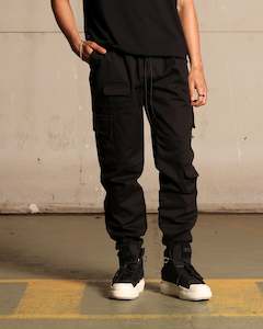 Clothing: Saint Morta Utility Joggers Black