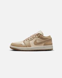 Clothing: Jordan Women's Air Jordan 1 Low "Rattan" Rattan/Desert Camo-Sail