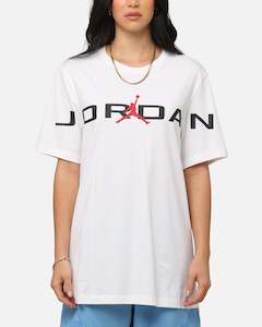 Jordan Air Stretch Crewneck T-Shirt White/Black