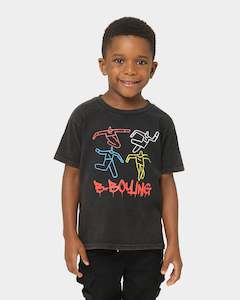 Shortie Kids' B-Boy T-Shirt Black