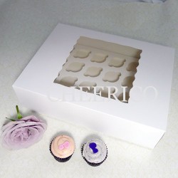 24 window mini cupcake box ($2.80/pc x 25 units)