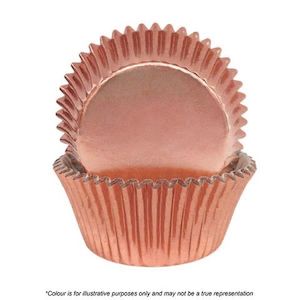 390 Baking Cups (Mini Cupcakes) - Rose Gold (72 pack)