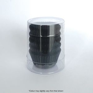 390 Baking Cups (Mini Cupcakes) - Black (100 approx)