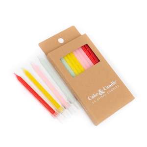 Spiral Candles 8cm Fun Combo  (Pack of 24)