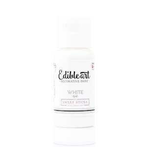 Road construction, repair or sealing: Sweet Sticks Edible Paint - White - 15ml