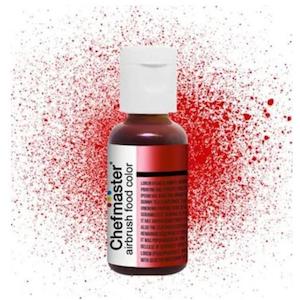 Chefmaster Airbrush Colour - Metallic Red - 19gm (Out of date)