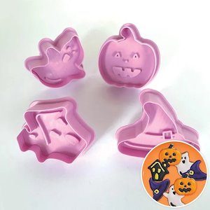 Halloween Plunger Cutter Set (4 piece)