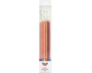 Road construction, repair or sealing: GoBake Super Tall 18cm Dusty Pink Ombre (pack of 12)