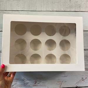 12 Hole Cupcake Box with Insert