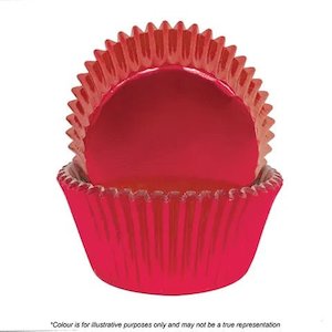 408 Baking Cups - Red Foil (pack of 72)