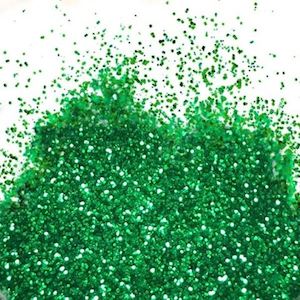 Road construction, repair or sealing: Glitter - Forest Green (Barco)- 10gm