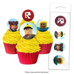 Roblox  Edible Wafer Toppers - (pack of 16)