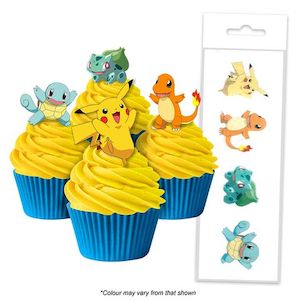 Wafer Cupcake Toppers - Pokemon (16)