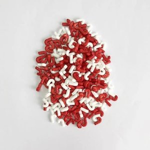 Road construction, repair or sealing: Christmas Candy Cane Mix 80g