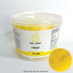 Cake Craft Fondant Yellow 1kg