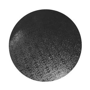 Black Round Masonite Board