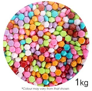 Road construction, repair or sealing: Rainbow Diamonds Sprinkles 100g