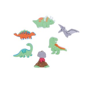 Road construction, repair or sealing: Edible Cupcake Toppers Dinosaur Pk/6