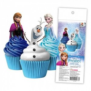 Wafer Cupcake Toppers - Frozen (16)