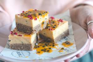 Raw Goodness - Passionfruit White Chocolate Slice