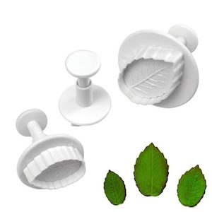 Plunger Cutters - Rose Leaf (set of 3)