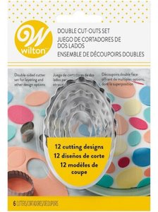 *Wilton Double Cutter Set - Oval (set of 6)