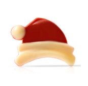 Christmas Decorations - Santa Hat Set of 6 (chocolate)