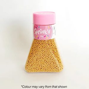 Sprink'd Sugar Balls Gold 2mm