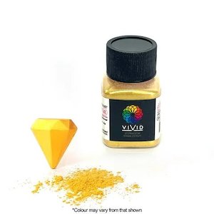 Road construction, repair or sealing: Vivid Super Gold Shimmer Metallic Dust