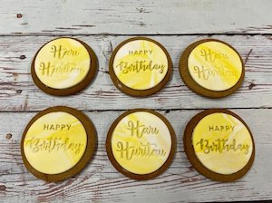 Road construction, repair or sealing: Happy Birthday Cookies