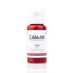 Sweet Sticks Edible Paint - Red - 15ml