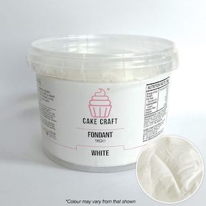 Road construction, repair or sealing: Cake Craft Fondant White 1kg