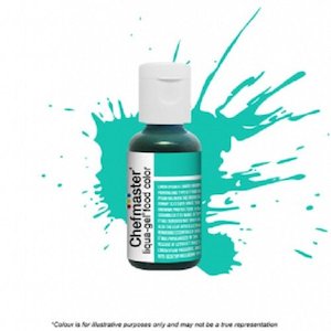 Chefmaster Liqua-Gel - Turquoise - 20gm