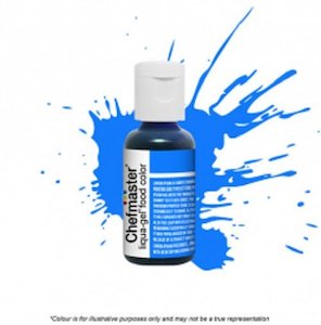 Chefmaster Liqua-Gel - Neon Bright Blue - 20gm