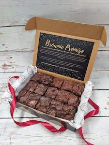 Road construction, repair or sealing: Chocolate Brownie Gift Box