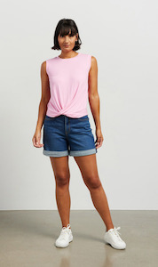 Twist Tank | Barbie Pink