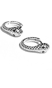 Snake Huggies | Silver