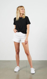 Womenswear: Twist Tee | Black