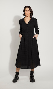 Canterbury Dress | Black Checker