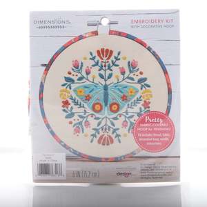 Fabrics textile: Moth Embroidery Kit