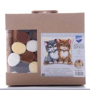 Latch Hook Rug Kit - Kittens