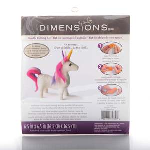 Fabrics textile: Needle Felting Kit Unicorn