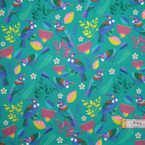 Fabrics textile: Summer Garden - Teal