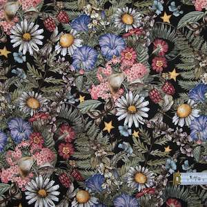 Fabrics textile: The Sun, the Moon and the Stars! - Floral