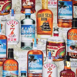 Top Shelf - Rum Bottles