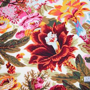 Kaffe Fassett Collective - Floral Burst Natural